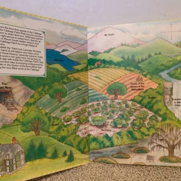 Vintage 1984 Cabbage Patch Kids "The Shyest Kid in the Patch" Book Parker Bros - Picture 3 of 4